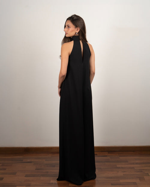 Black Valentina Maxi Dress