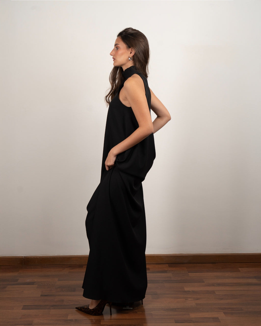 Black Valentina Maxi Dress